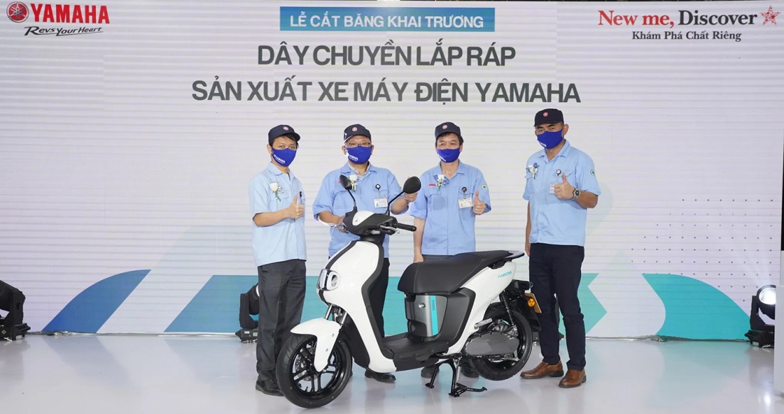 Xe máy điện Yamaha NEO’s được lắp ráp tại Việt Nam, xuất sang châu Âu